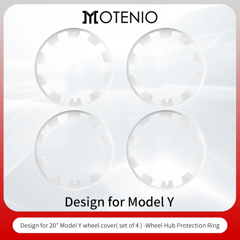 20Inch Hub Ring Bescherming Wieldop Ontwerp Voor Tesla Model Y 2020-2024 Hight Prestaties Beschermende Volledige Velg cover Accessorie