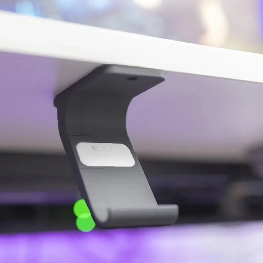 

For Steam Controller 2 Game Controller Hanger Holder 3D Printed Under Table Hanging Storage Rack Gamepad Accessories