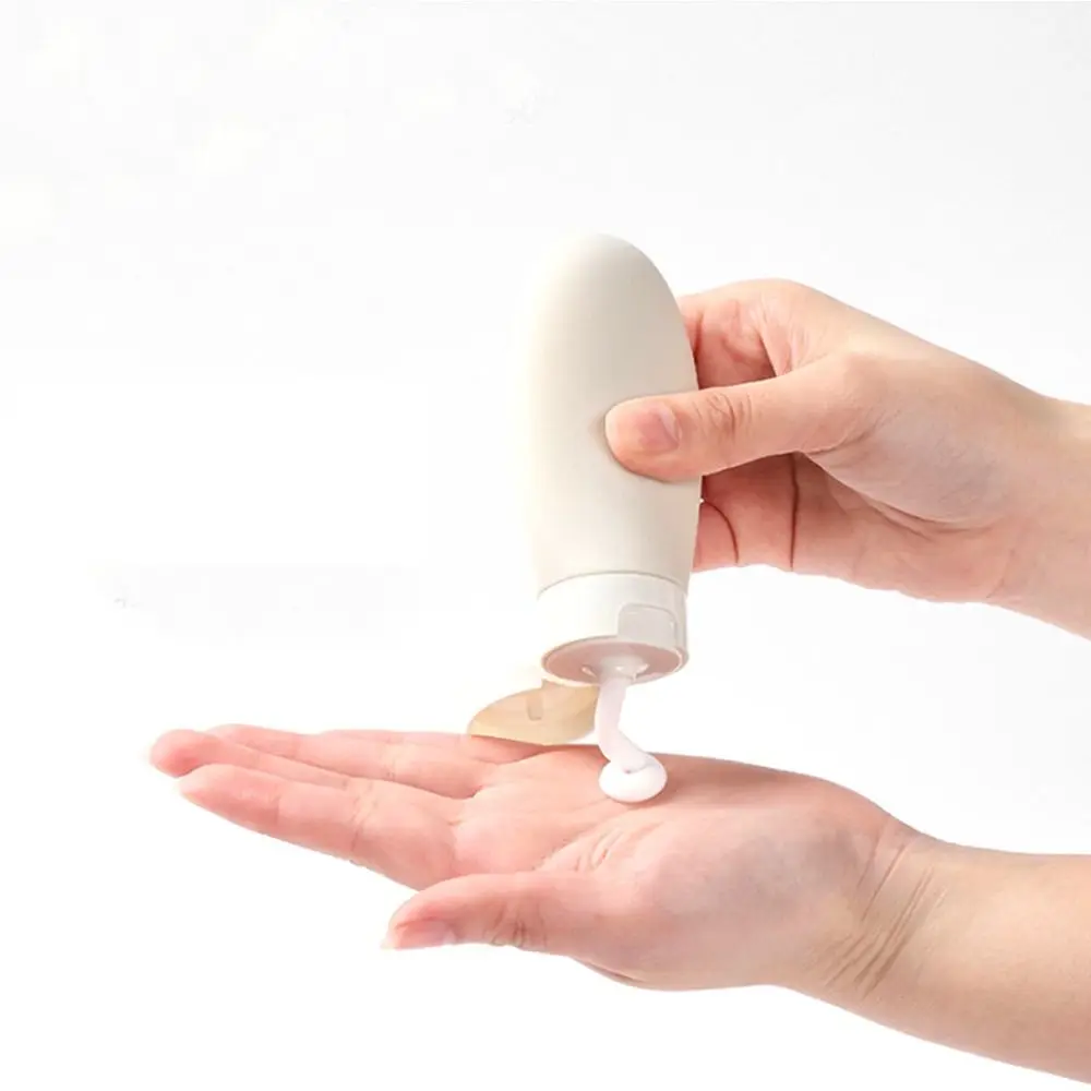 3Pcs/Set Nordic Style Squeeze Hotel Shampoo Dispensing Bottle Refillable Container Travel Bottle Portable