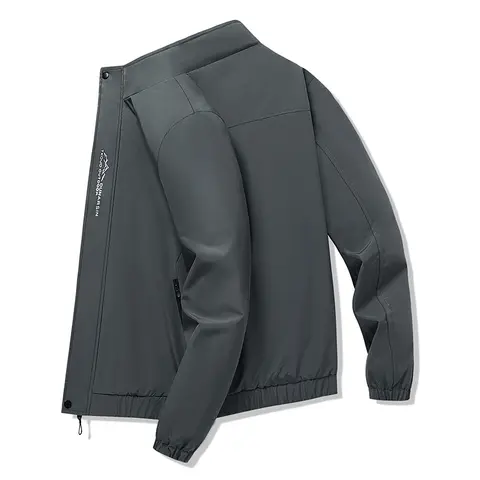 2024 뉴 플러스 사이즈 8xl 7xl 남성 자켓 코트 봄 가을 야외 방풍 블랙 그레이 그린 대형 6xl 5xl 인과 윈드 브레이커