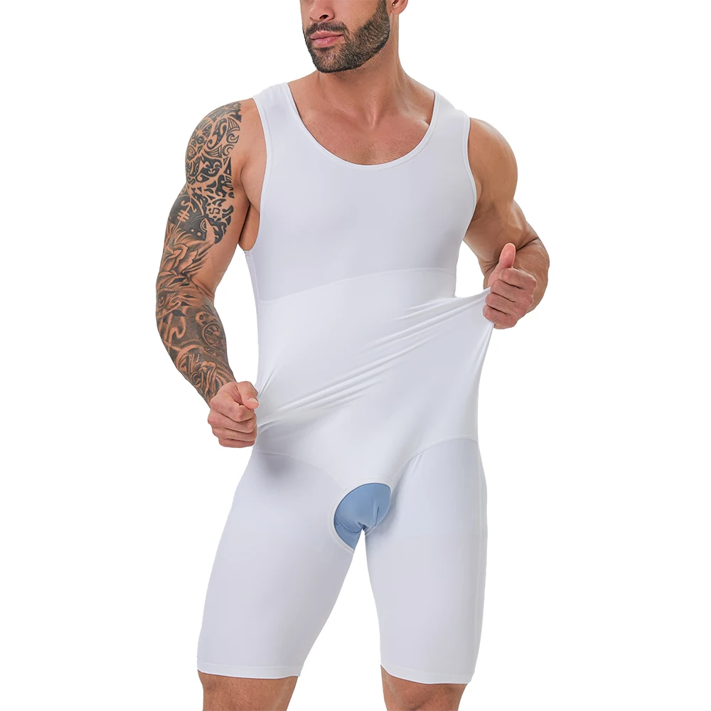 2024 أحدث رجل كامل محدد شكل الجسم الملابس الداخلية ضغط ارتداءها للتحكم في البطن بعقب رفع الصدر ملابس داخلية ضئيلة #6
