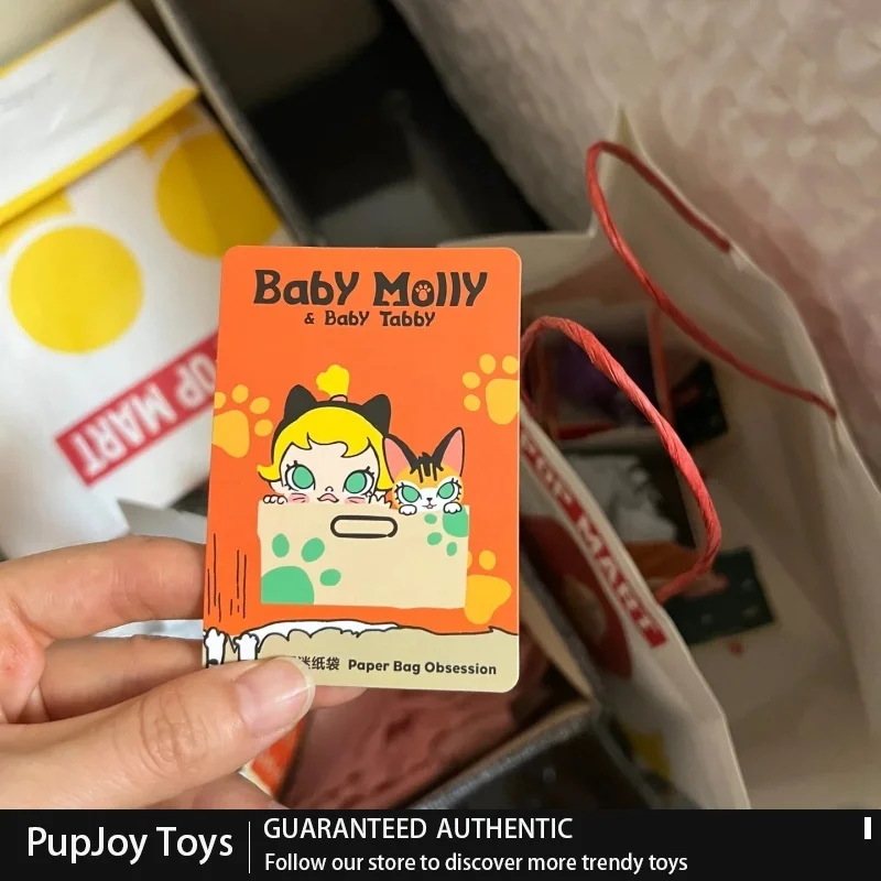 

Genuine Pop Mart Baby Molly Baby Tabby Series Blind Box Toys Kawaii Anime Action Figure Mystery Box Hippers Girls Toys Anime