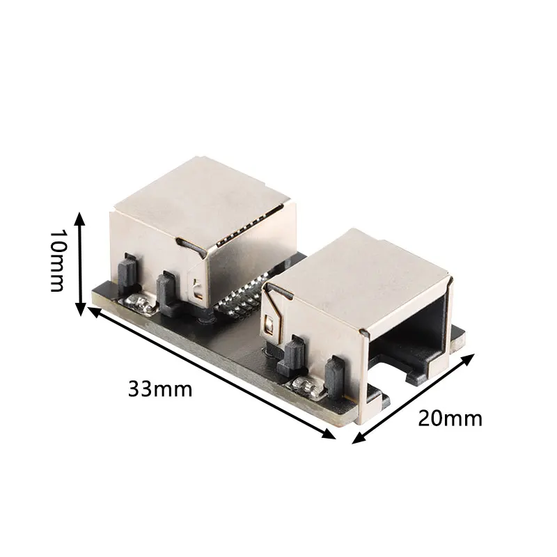 Gigabit network cable adapter module RJ45 to interface network cable extension connector Registered jack butt connector