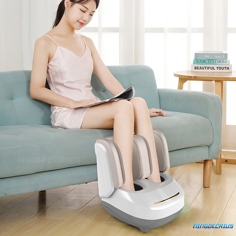 فاخر سبا مدلك قدم ثلاثية الأبعاد شياتسو العجن العميق الساق آلة تدليك القدم مع التدفئة الساق و مدلك قدم