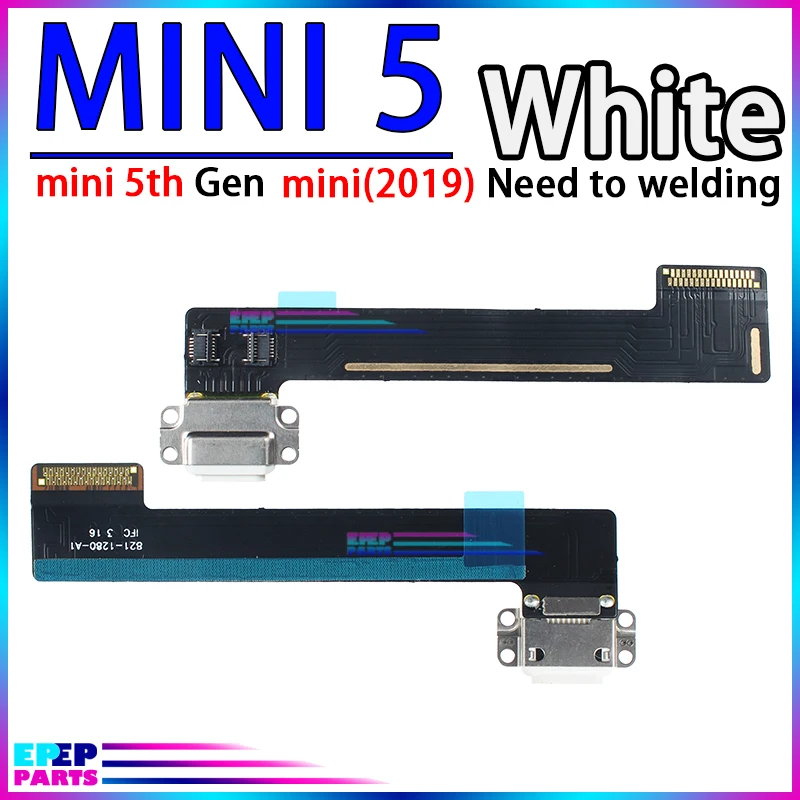 USB Ports Charger Dock Connector Microphone Cable for Ipad Mini 2 3 4 5 6 2nd 3rd 4th 5th 6th Generation Charging Flex 2019 2011