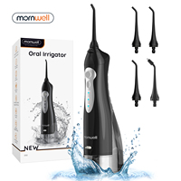 Oral Irrigator D52 Portable Dental Water Flosser USB Rechargeable Water Jet Floss Tooth Pick 4 Jet Tip 300ml 3 Modes Teeth Clean