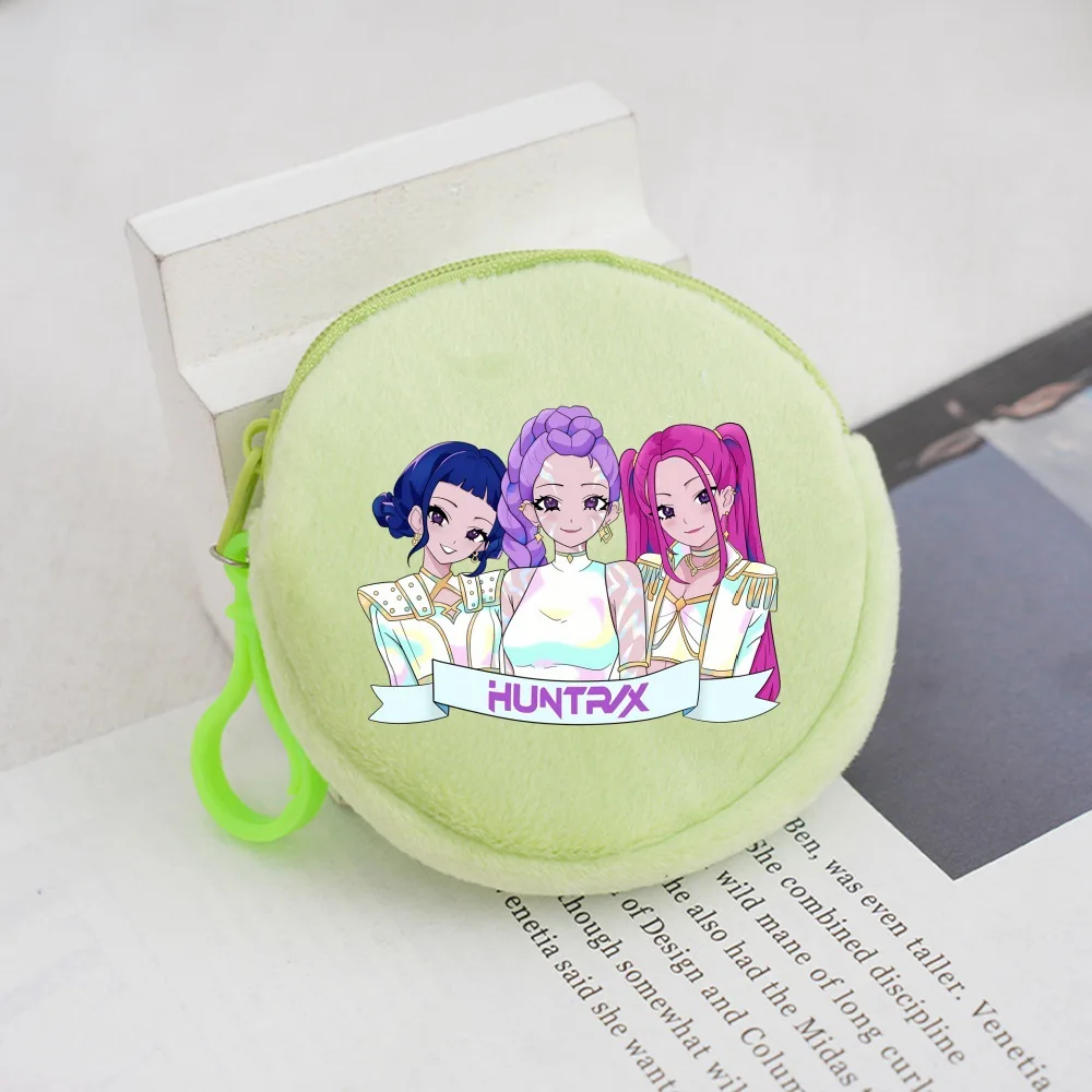 K-pop شيطان الصيادين محفظة نسائية للعملات المعدنية الأطفال أنيمي الكرتون لطيف أكياس المال بنين بنات مفتاح بطاقة تخزين كيس صغير مخلب حقيبة محمولة