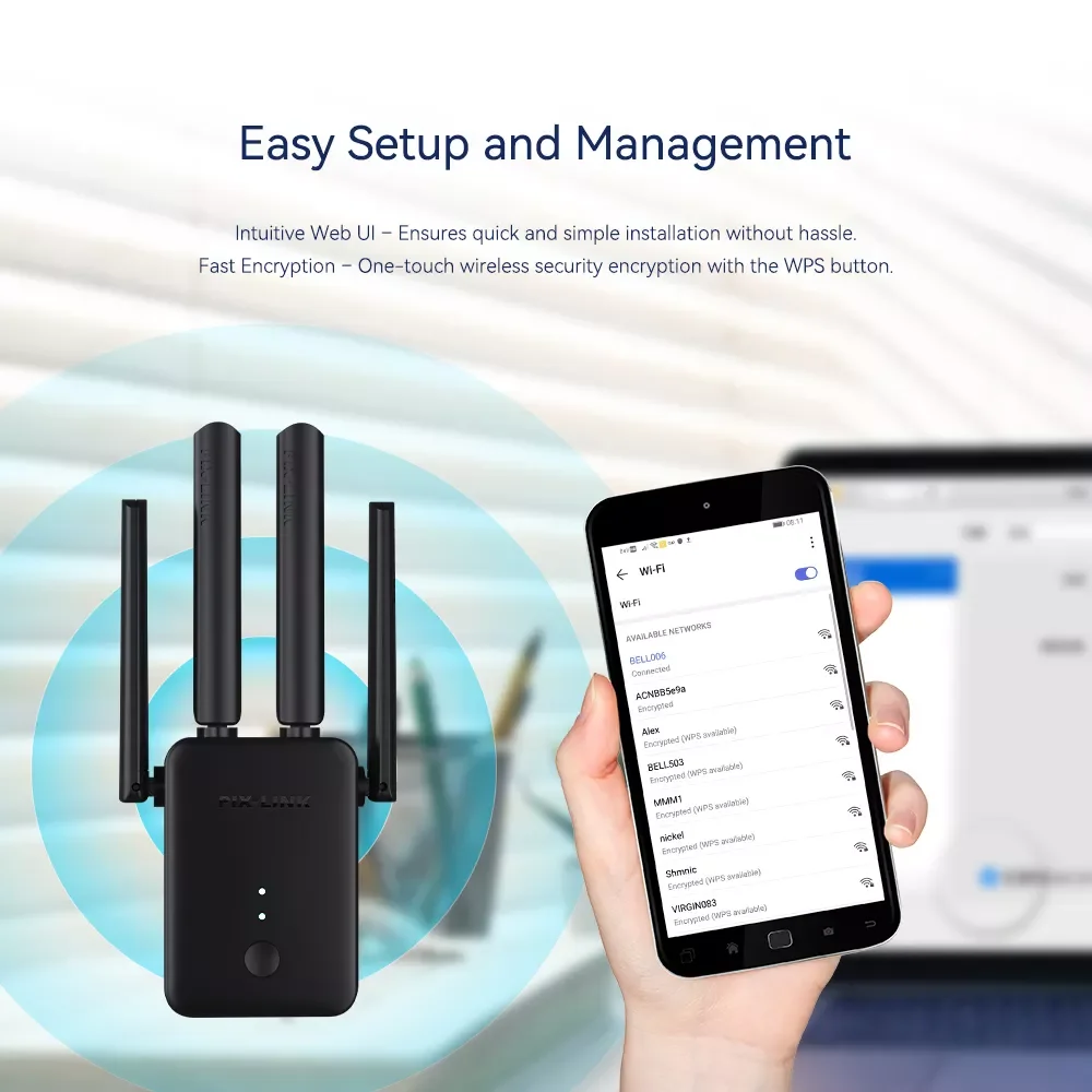 300Mbps Wireless WiFi Router'S Repeater 2.4GHz Network Range Extender Wi Fi Range Roteador Ethernet Port Amplifier WR42Q