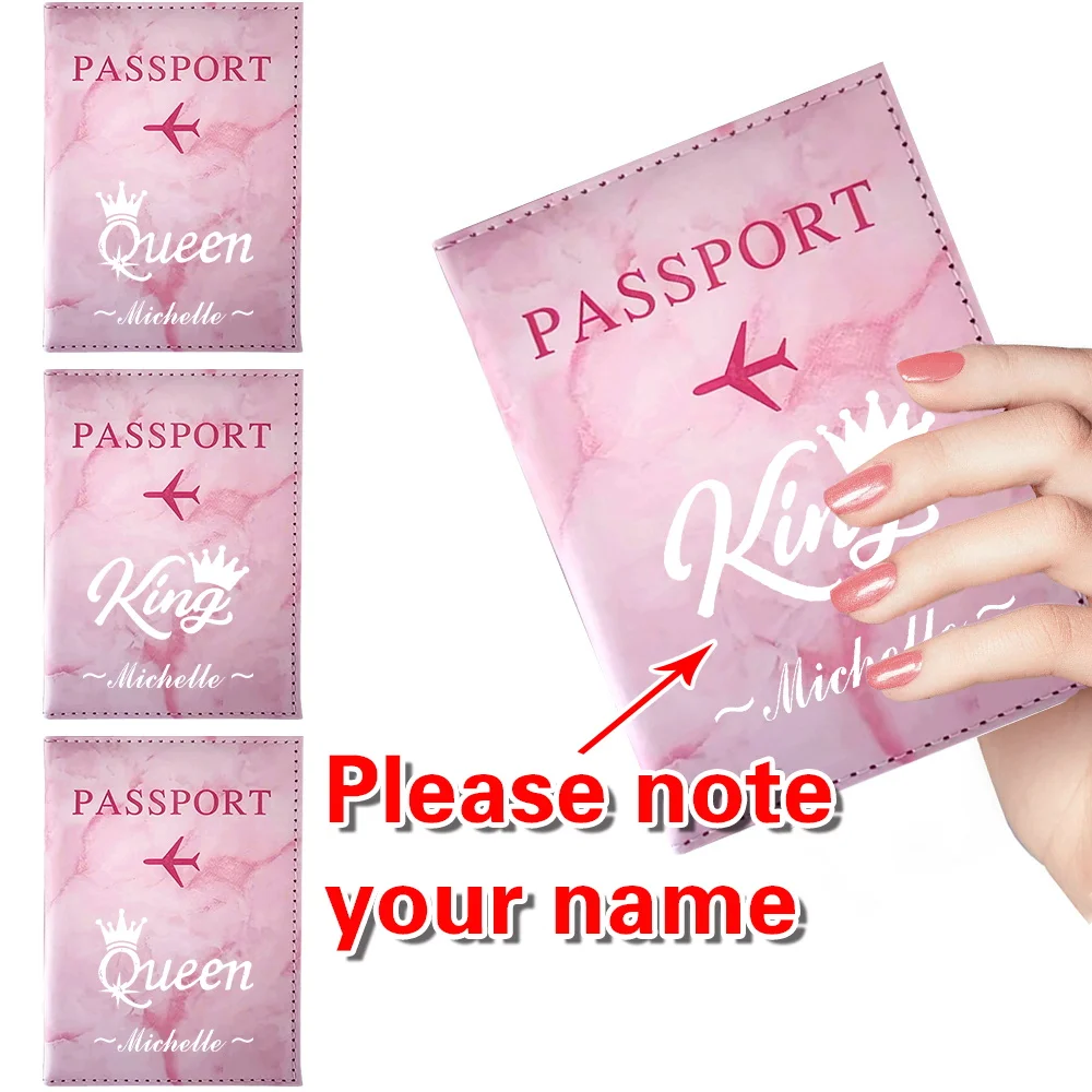 

Чехол для обложки для паспорта с индивидуальным именем, деловой кошелек, кредитная карта, паспорт, унисекс, модный держатель для хранения, сумка для хранения сертификата