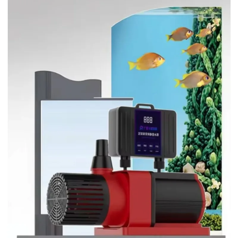 Fish Tank Submersible Pump Plastic Eco-friendly 24V Intelligent Frequency Conversion Adjustable Flow Mute Energy Saving 10W