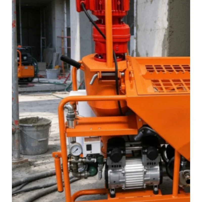 Dry Mixed Mortar Putty Gypsum Plaster Spraying Machine Automatic Plastering Machine Factory Supply
