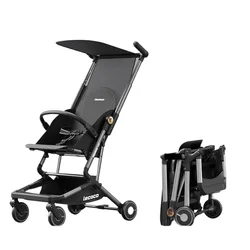 Portable Ultra Light Baby Stroller Four-wheel Foldable Baby carriage Travel Pram Multifunction trolley car for 1-3 years old