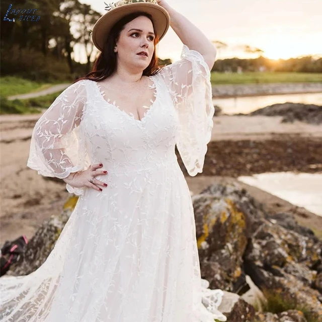 Robes fashion mariée grande taille