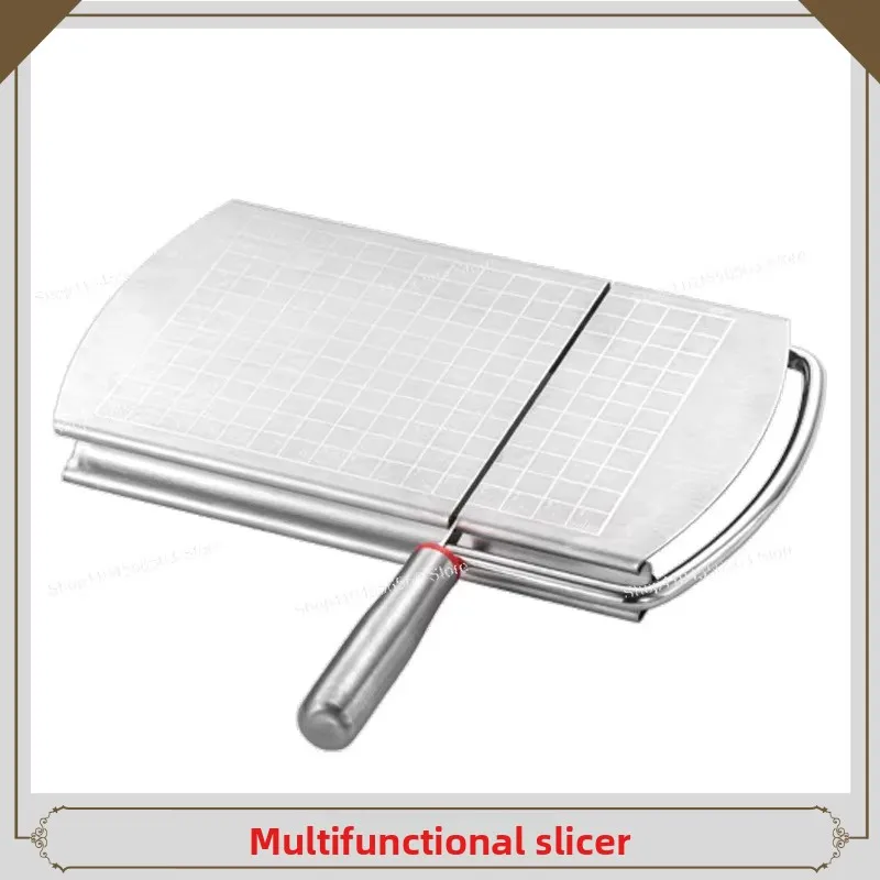 Heavy‑Duty Stainless Steel Slicer Multifunctional Cheese Cutter for Ham Soap Household Cutting Application