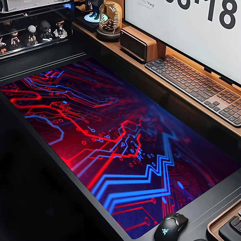 

Large motherboard circuit board mouse pad gamer mousepad natural rubber table mat carpet l office game computer desk mats XXL