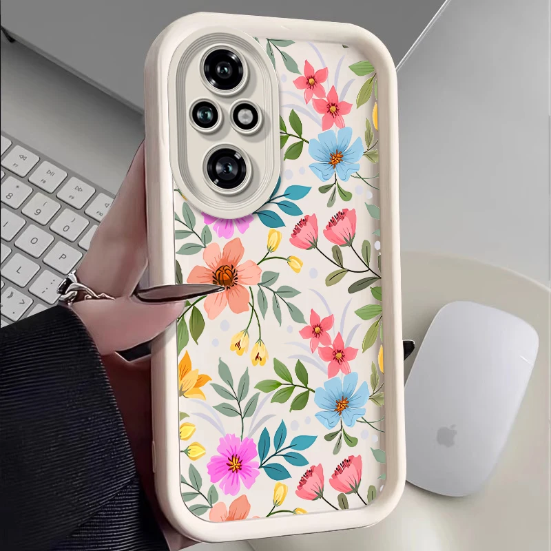 200 Red Flower New Sky Eye Phone Case For Honor 200 200Lite 50Pro 50 X40GT X7A X50i X8A X40i 90Lite 50SE X9A X30 9XPro X8 Cover