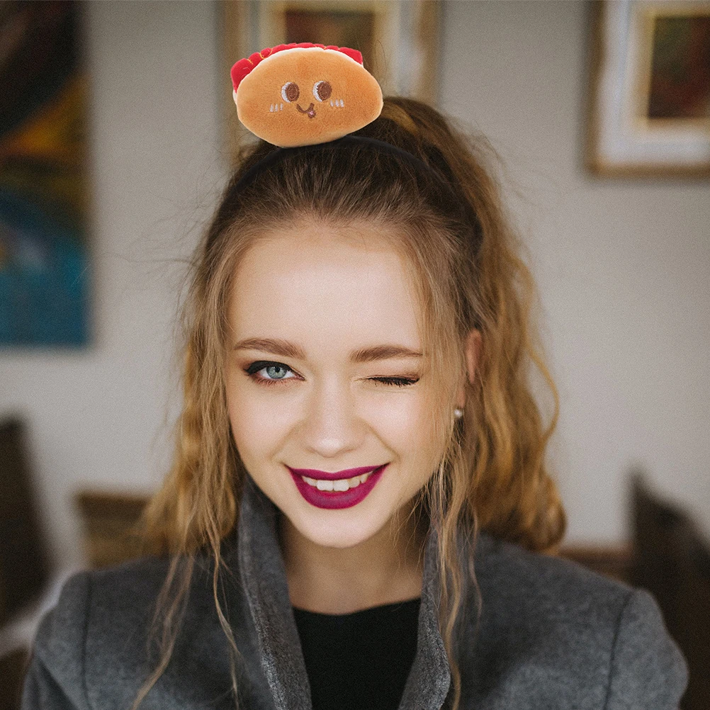 

2pcs Hot Dog Headb s Cartoon Accessories Women Party Halloween Cosplay Costume Adult Gadgets Durable Material Unique Design