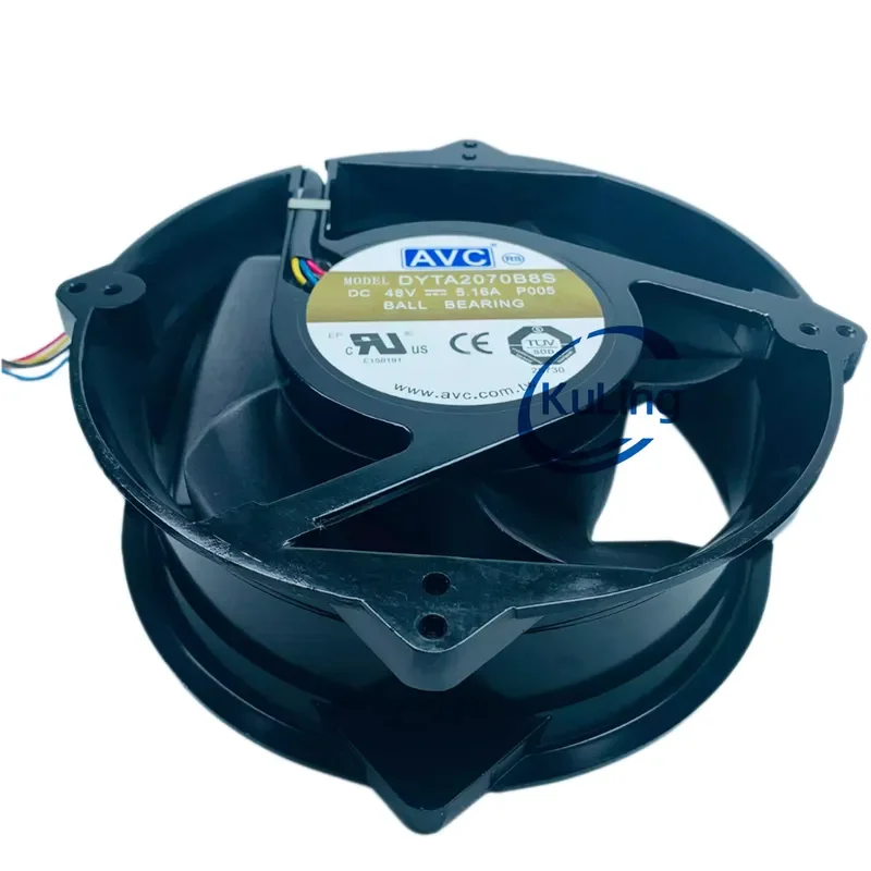 High-Power Industrial Fan for AVC DYTA2070B8S 20CM 48V 5.16A Metal Violent Cooling Fan