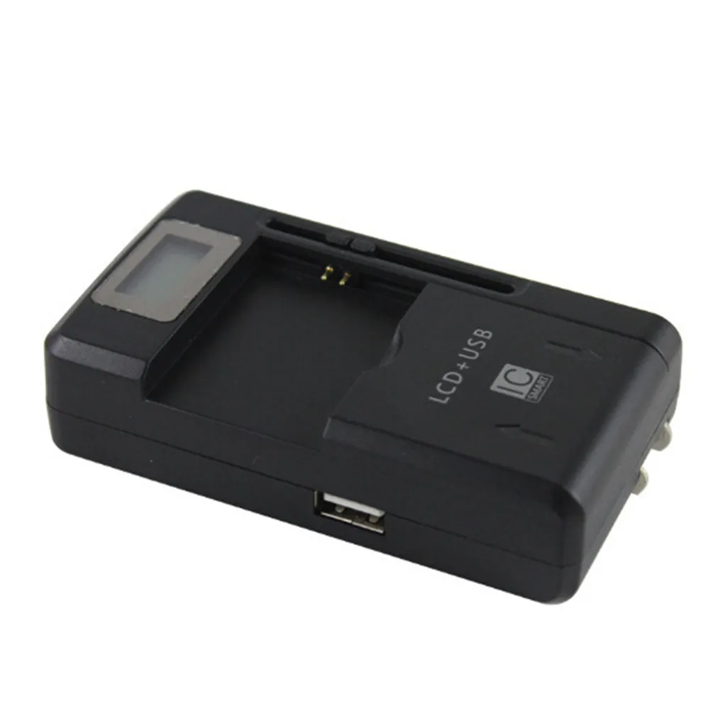 

Durable Premium Universal Battery Charger With Lcd Indicator Screen For Cell Phone Batteries Us Plug Adapter