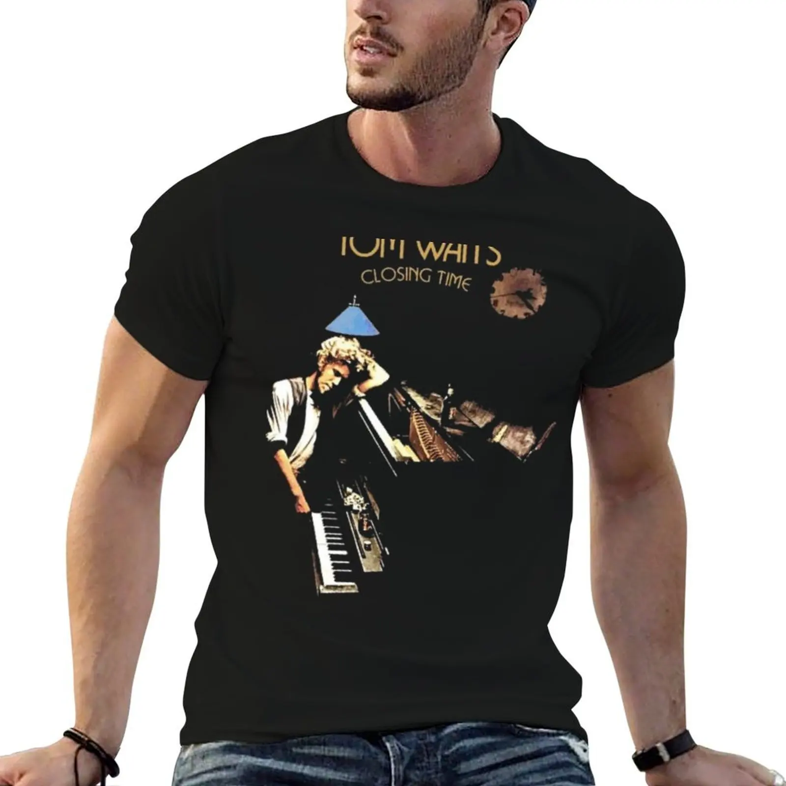 Tom Waits T-Shirt heavyweights graphic tee shirt shirts men graphic
