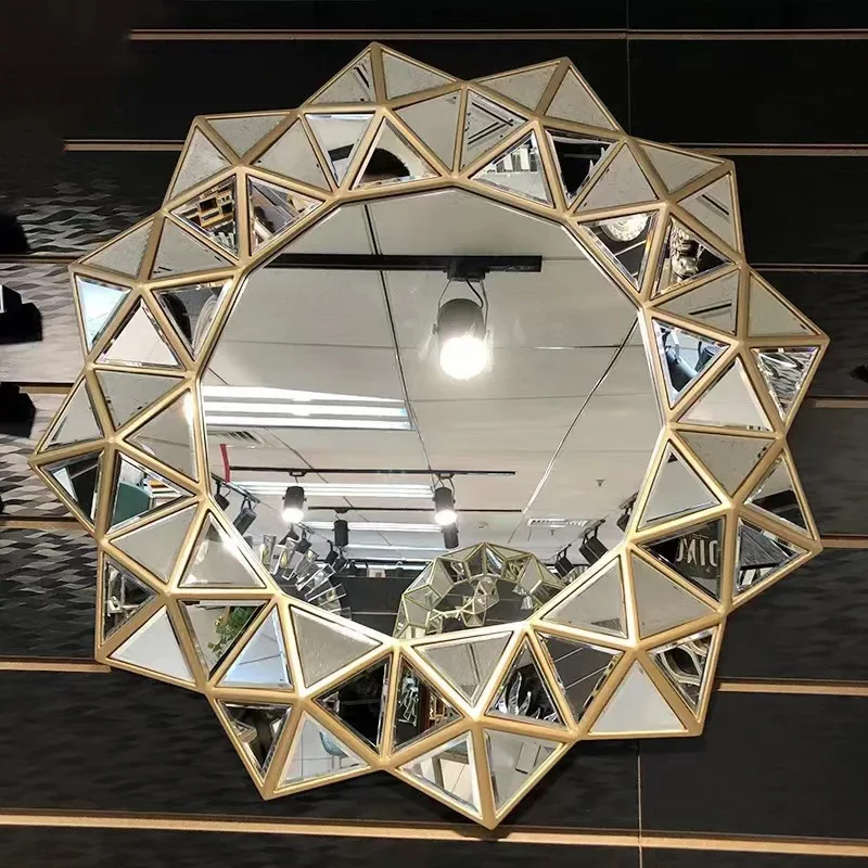 

Furniture Art porch bathroom hanging mirror glass patchwork mirror toilet fireplace wall decoration mirror for sale