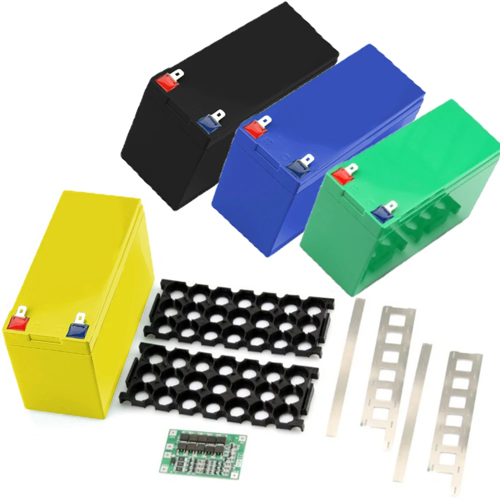 1 Set 12V 7Ah Battery Case Holder Accesories Empty Box For 18650- Battery Holder Nickel Strips Board Y Battery Pack Container