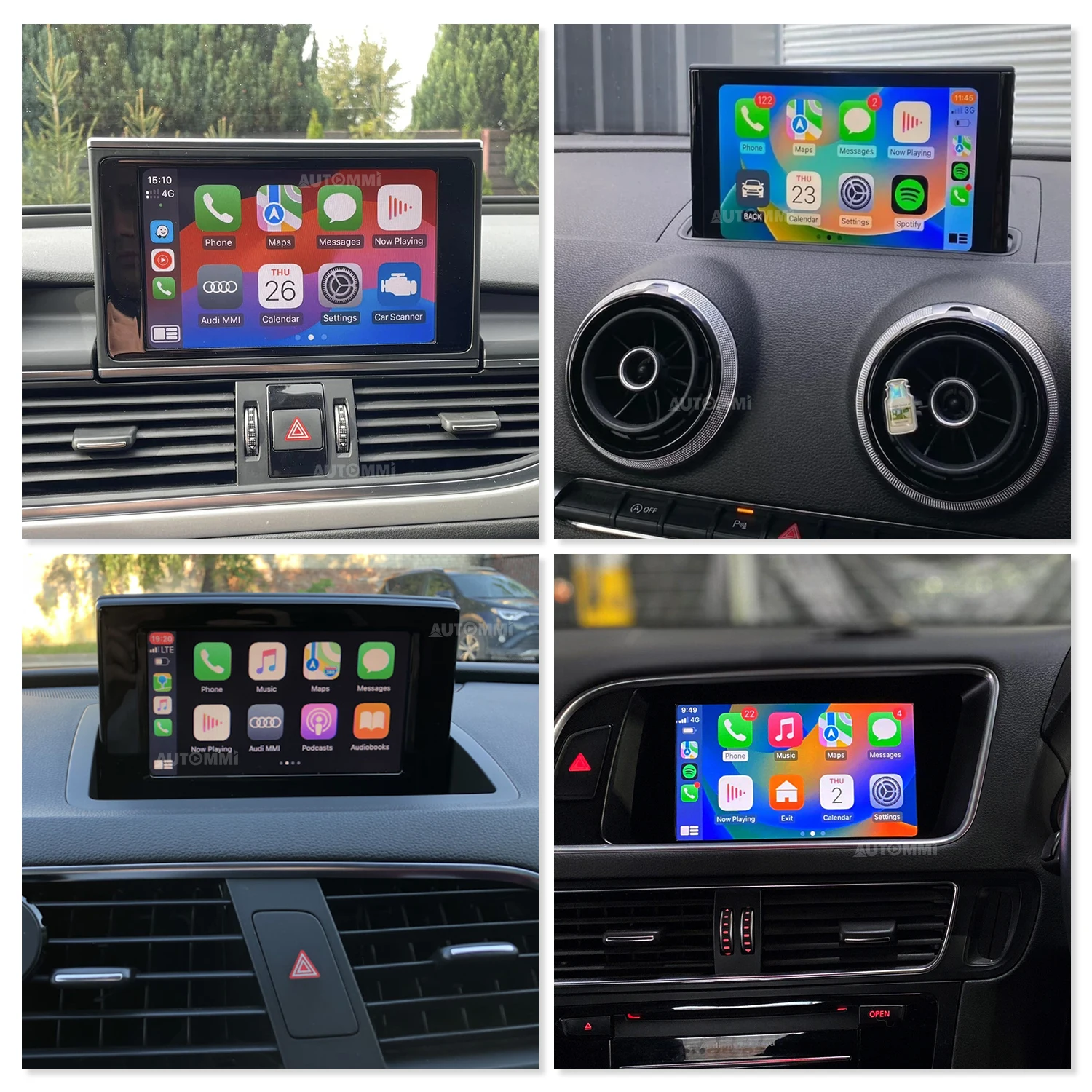 A1 Wireless Apple CarPlay Multimedia Decoder Android Auto Module Upgrade Kit For 2013 - 2018 Audi A1