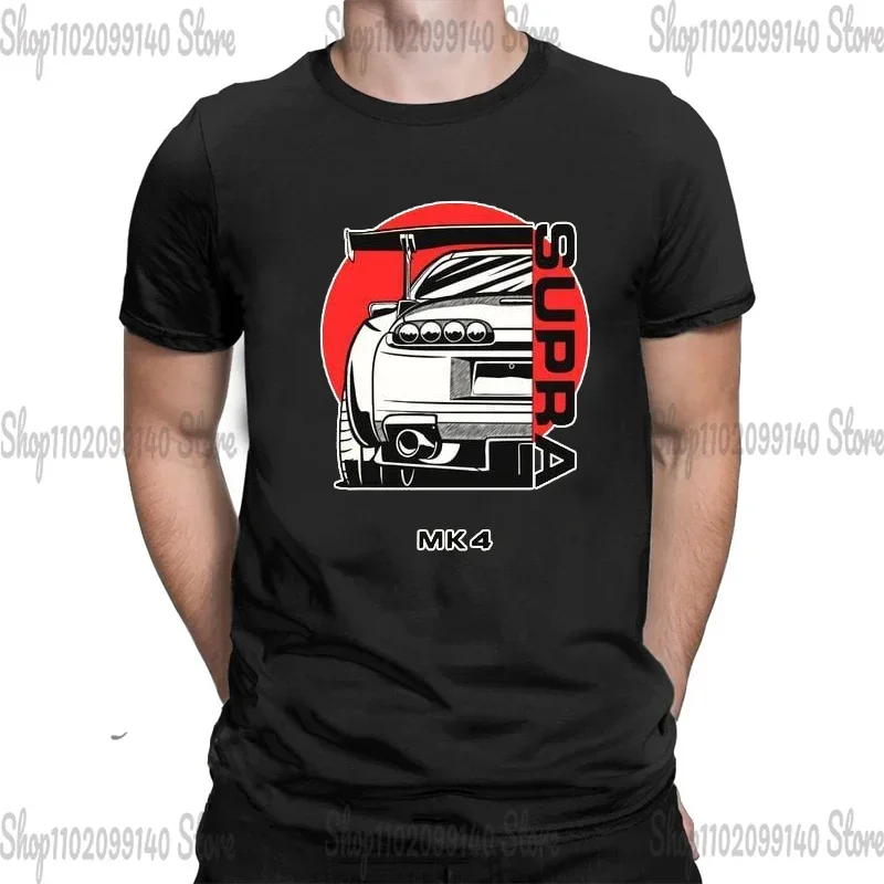 JDM SUBARU Men T Shirt Japanese Car Streetwear  Print 2023 Summer SUBARU Short Tees dropshipping