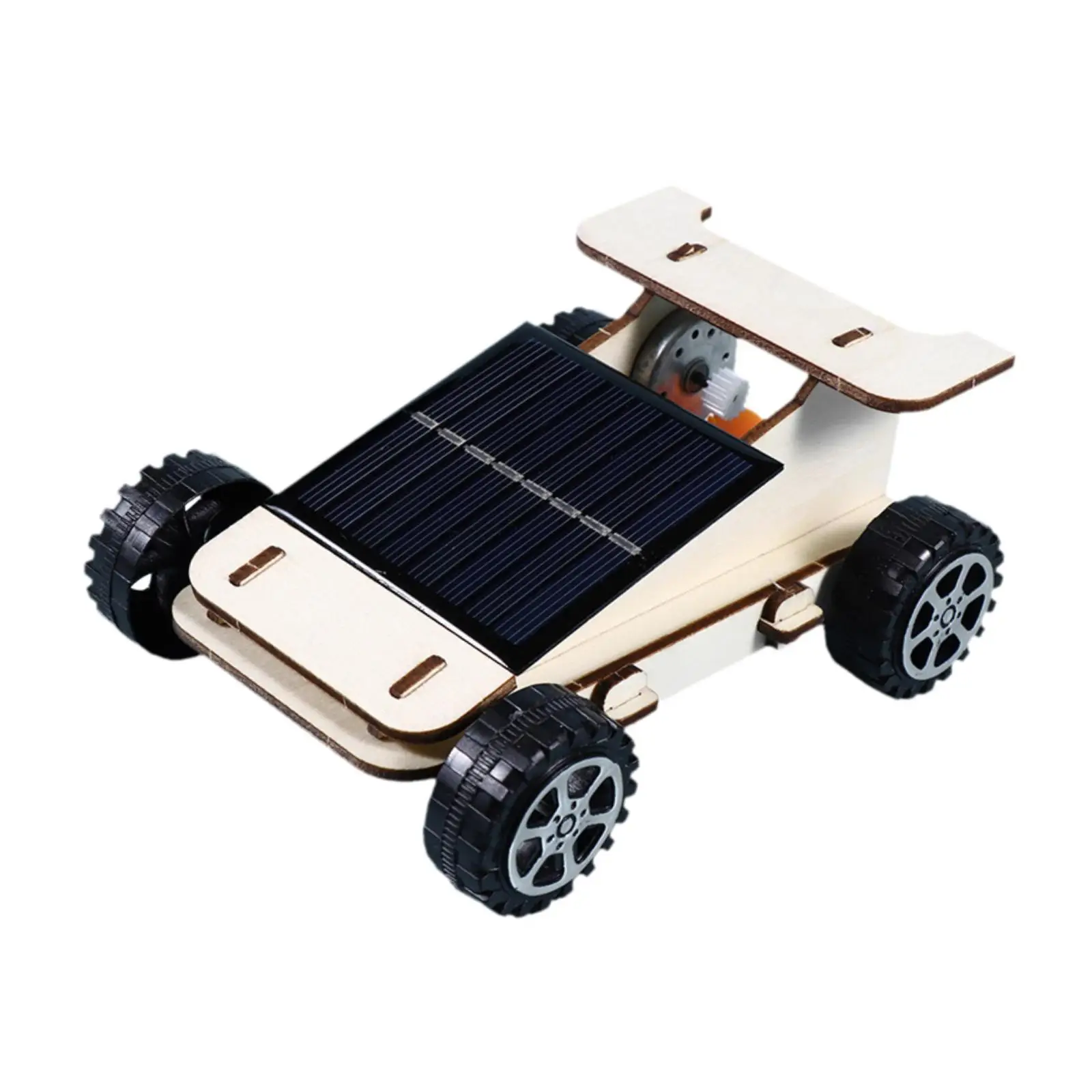 Solar Motor Kit Wooden Model Kit Assembly Boys and Girls Age 7-14 Year Old