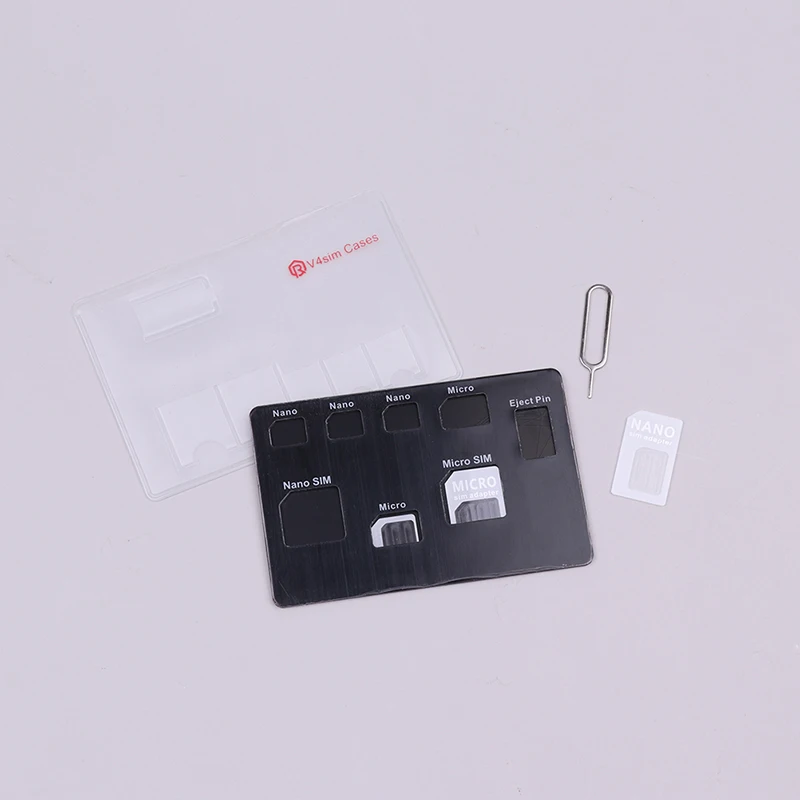 

Slim SIM Card Holder And Microsd Card Case Storage And Phone Pin Included