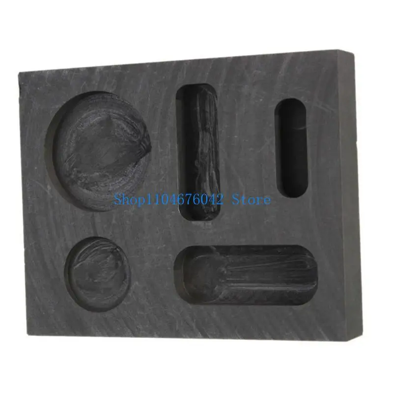 Ingot Rod Round Coin Mixed Melt Ingot Casting Refining Scrap Melting Metal Rod Mould Tool Parts for Melting Casting