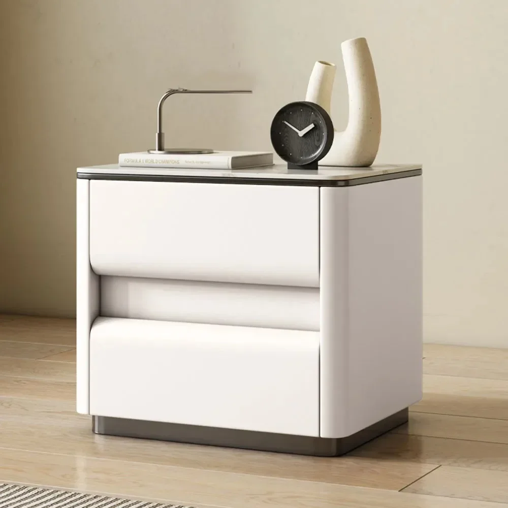 Bedroom White Nightstands Drawers Organizers Storage Box Simple Design Nightstands Aesthetic Men Szafka Nocna Home Decoration