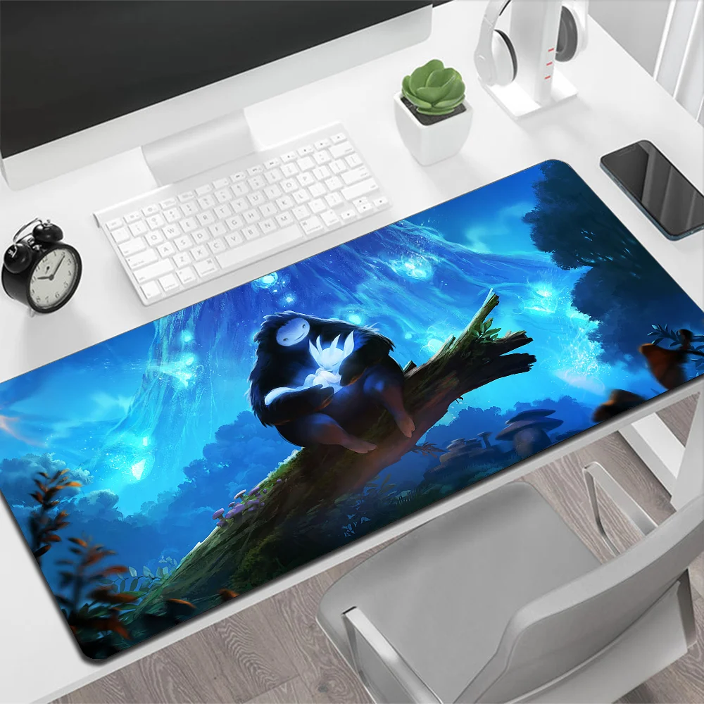 Ori e a floresta cega grande mouse pad jogos mouse pad pc gamer computador mouse tapete grande mousepad xxl tapete teclado tapete de mesa