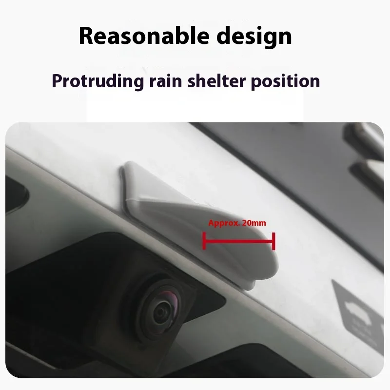 Car Rear Camera Rain Cover Automobile Rain Shield Anti-Rain Protection Guard For Daily Driving Accessories