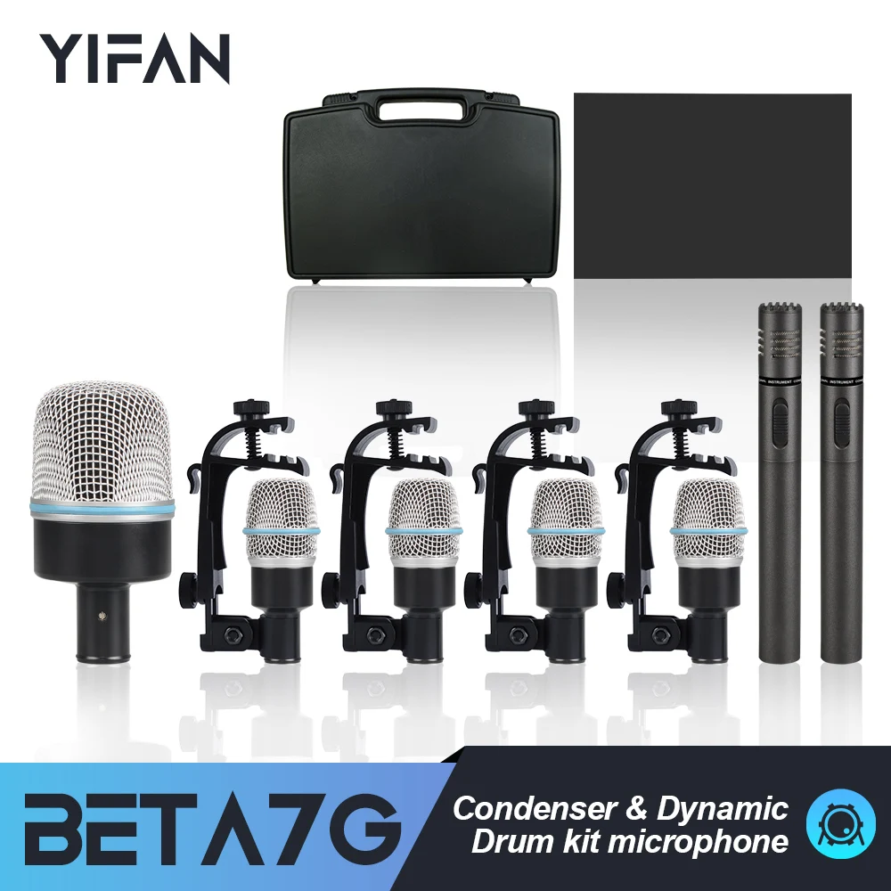 

BETA7G metal condenser drum microphone with advanced recording effect