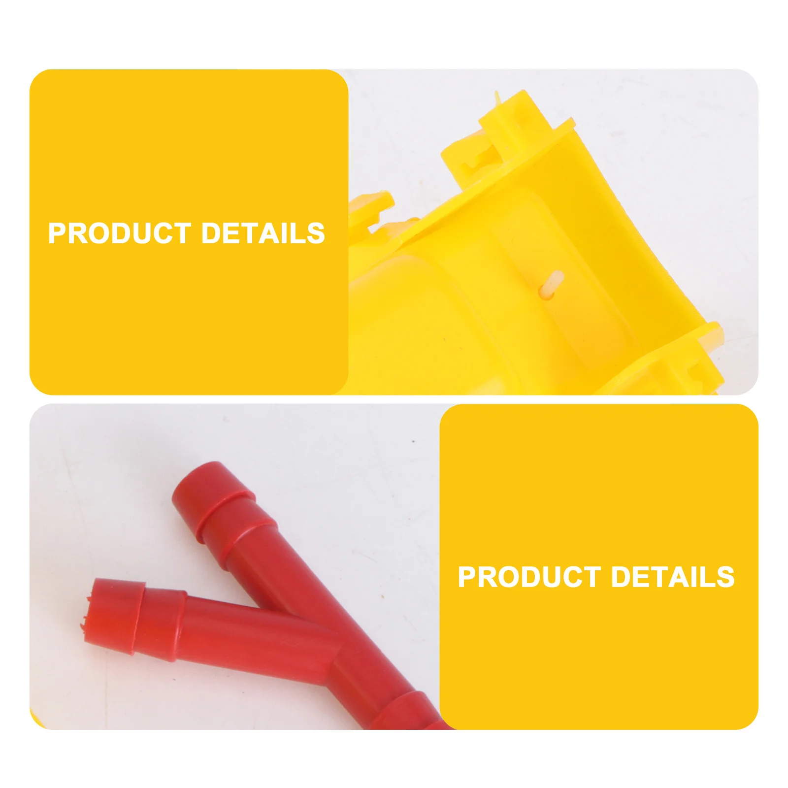 

10 set Double Hook Feeder Yellow Durable Leakproof Plastic Poultry Water Bowls Pet Supplies Farming Equipment Pets Water Bowl