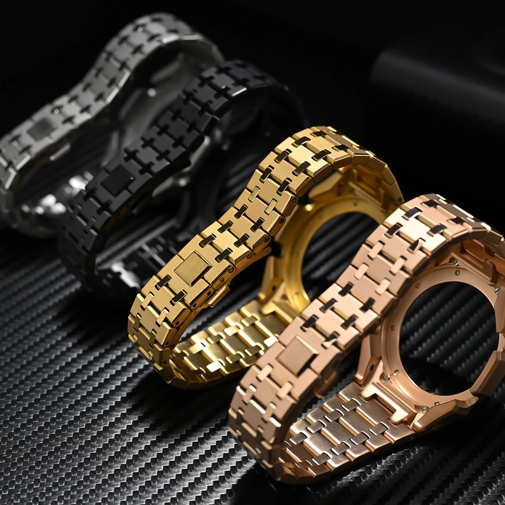 New GEN5 GA2100 Casioak Mod Kit Modification Frame Metal Case Bezel Frame for G shock GA2100 GA2110 GAB2100 Mod Kits