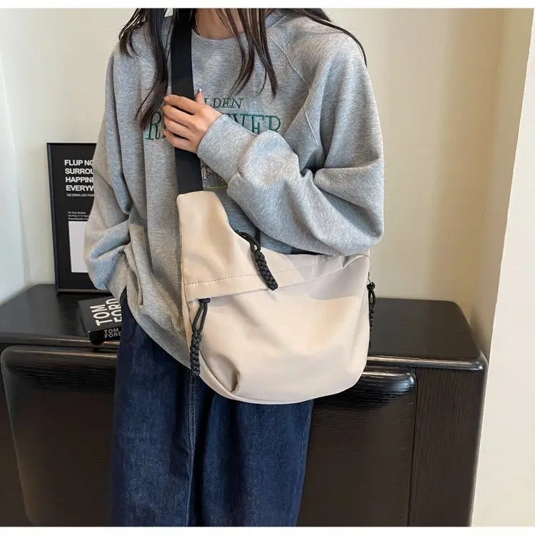 Crossbody Bag For Women Handbag Neutral Style Tote Bag With Strap Carrying Fitness Items. Mini Street-Style With Shoulder Strap