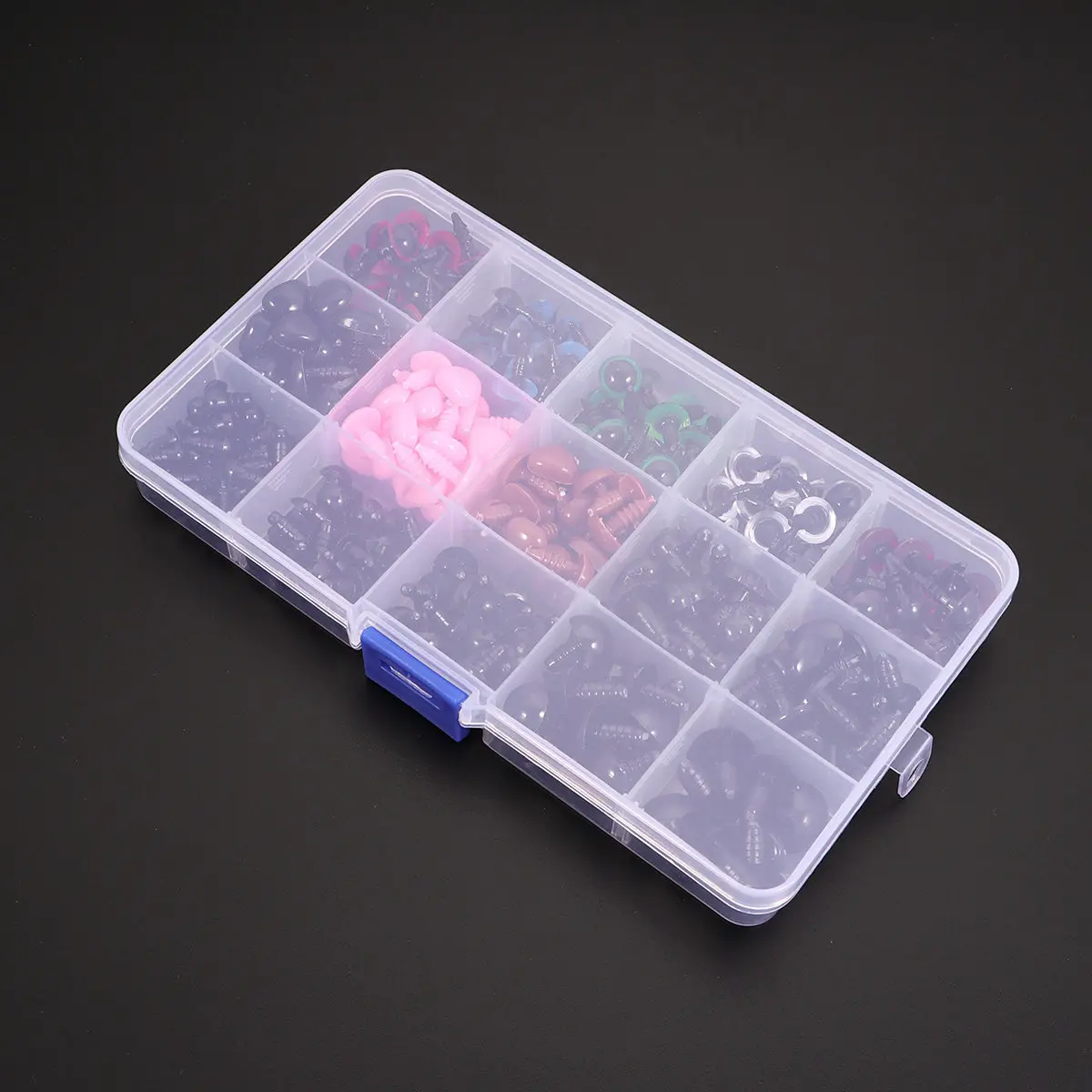 560Pcs Safety Nose Eyes Set Plastic Nose Set for Handmade DIY Sewing Crafts Accessories for Gifts Plastic Safety Eyes