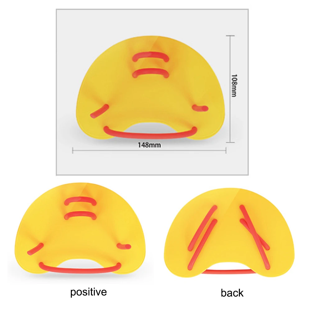 Silicone Swimming Paddles Girdles Safe Water Sports Hand Web Flippers Diving Gloves Swim Pool Paddles swimming hand finger fin