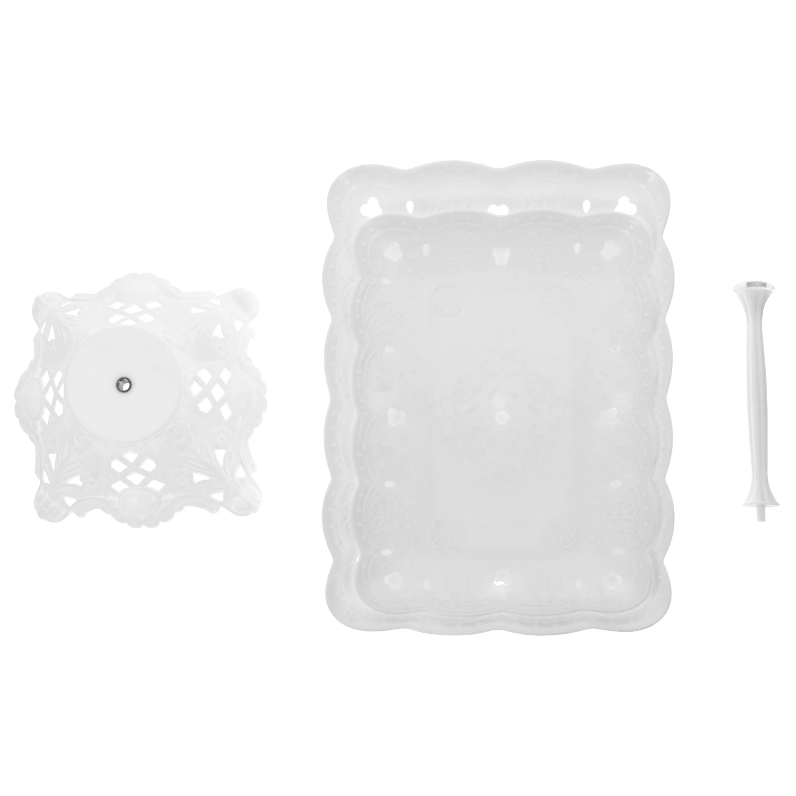 

1pc Cake Display Stand Multi Layered Dessert Rack for Parties Weddings Baby Showers Birthdays Bakery Window Display Easy