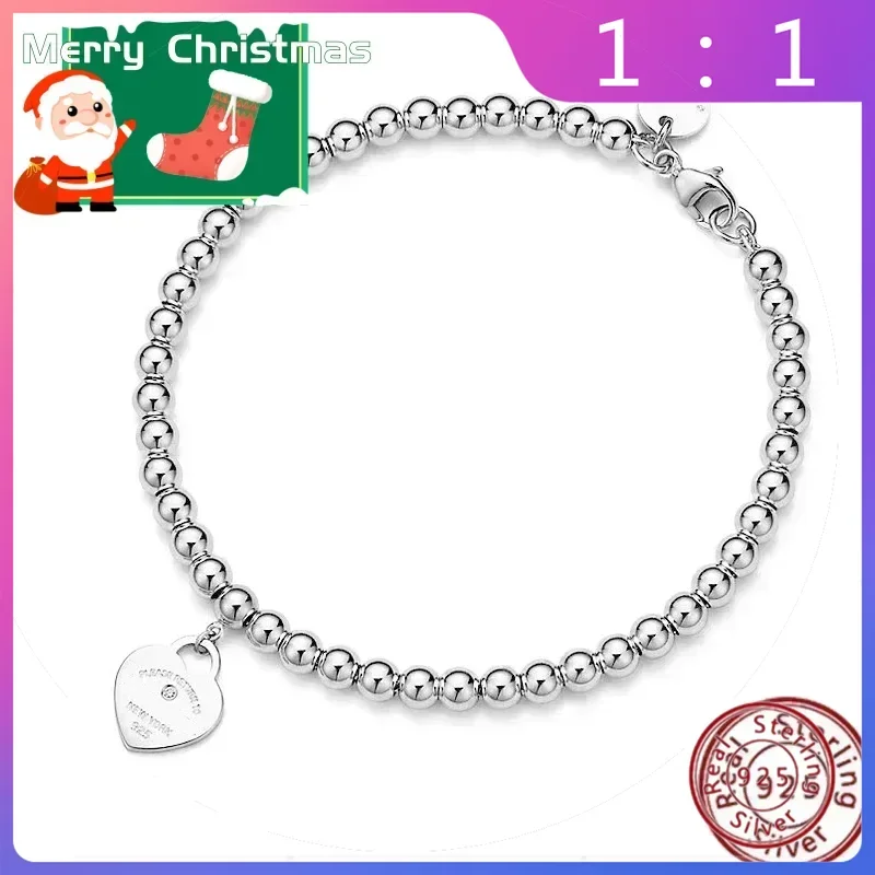 2024 New 925 Sterling Silver Accessories Love Bracelet, High-end Elegance, Trendy Fashion, Enhance Charm, Price Concessions