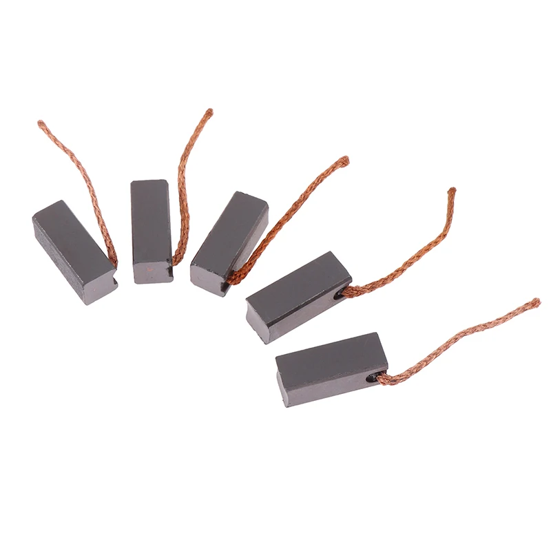 

10PCS High Quality Generic J432A Leads Generator Carbon Brushes Wire Electric Motor Brush Replacement 8×8×19MM
