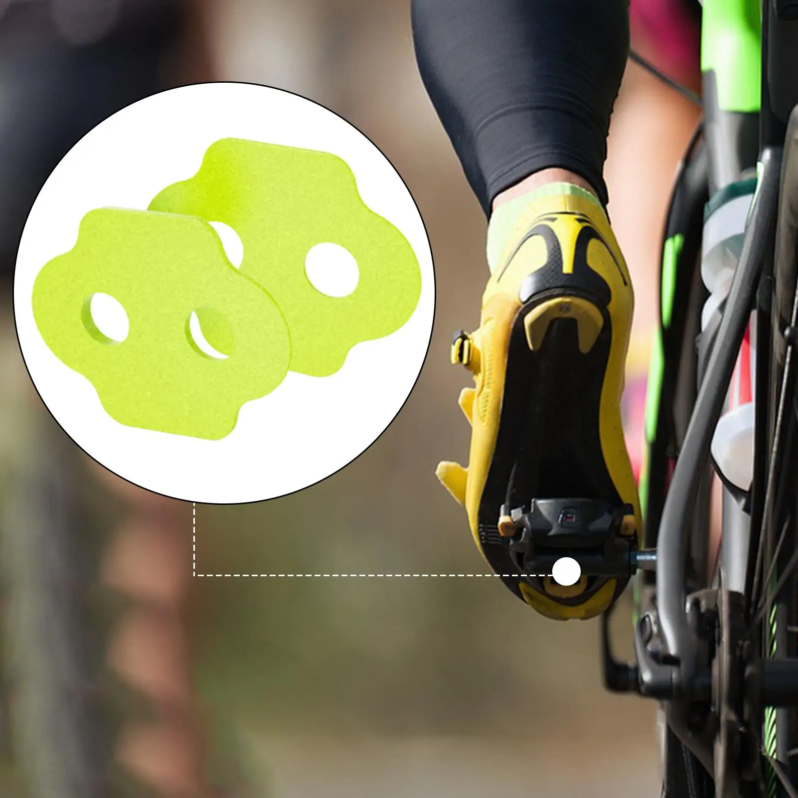 Road Bike Cleats Cycling Shoe Clips Replacement Pedal Adapter Parts For Mountain Gravel Bike Spin Indoor Training Daily Riding