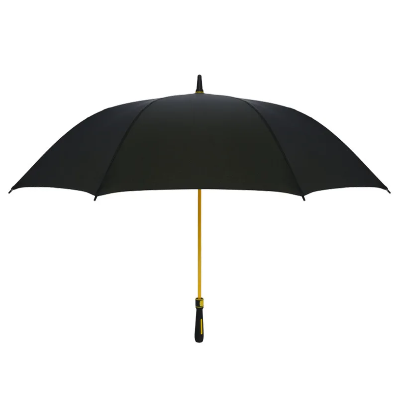 30-inch full-fiber straight rod double-layer sunscreen rain or shine golf umbrella