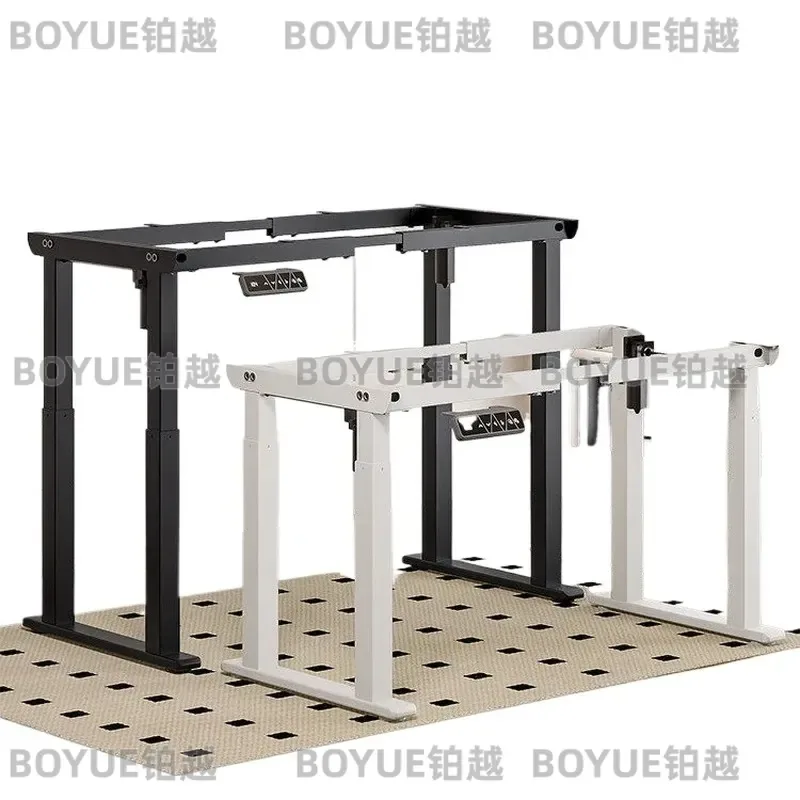Electric Height Adjustable Standing Desk Dual Motor Gaming Table Ergonomic Home Office Workstation for Study Bedroom Computer