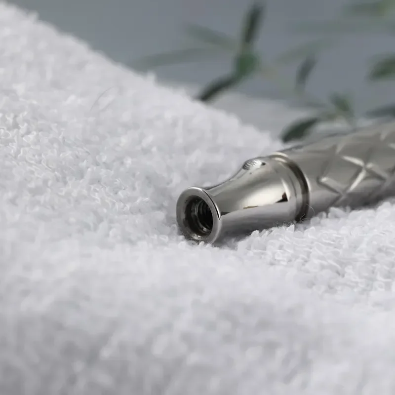 YAQI Harlequin Polished 303 Stainless Steel Men Safety Razor Handle 86MM Length And 12MM Diameter Professional Razor Handle