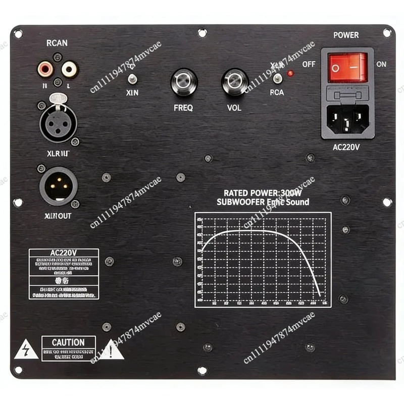 TPA3255 Subwoofer Active Speaker Amplifier Board Integrated Heat Sink Burn-Grade Capacitor Advanced Inductor