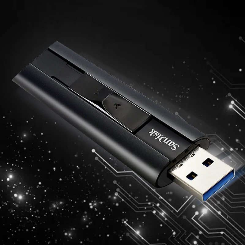 

SanDisk Z880 Ultra Fit USB 3.2 Flash Drive 400MB/s Read 128GB 256GB 512GB 1T SecureAccess 128-bit AES Encryption RescuePRO