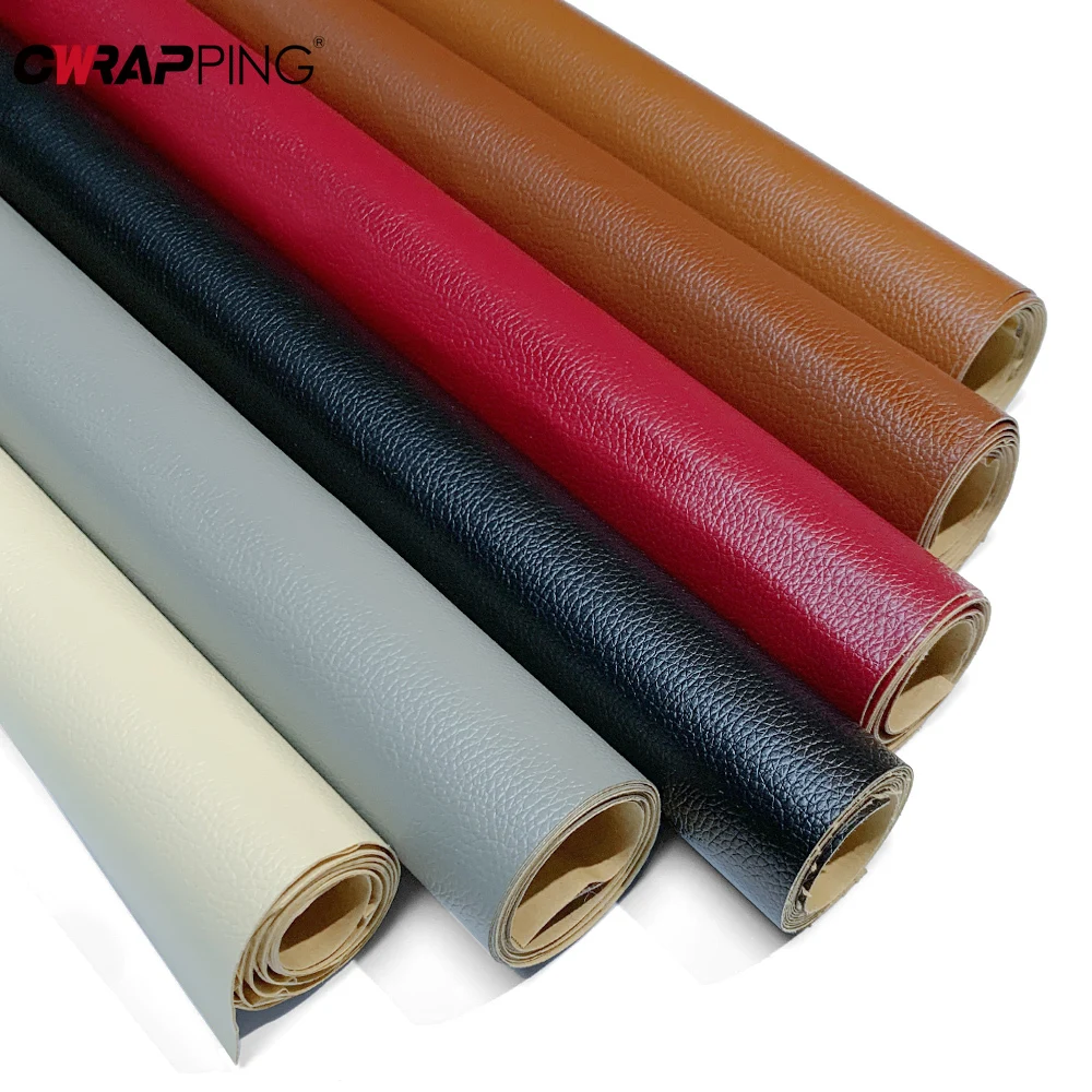 DIY Film Wrapping Foil Car PU Leather Repair Patch Vinyl Wrap Car Tuning Stickers Waterproof Full Body Sticky Sticker Adhesive view 2